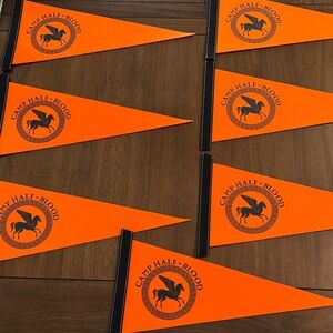 Camp Half-Blood Pennant Banners - Set of Decorative Flags